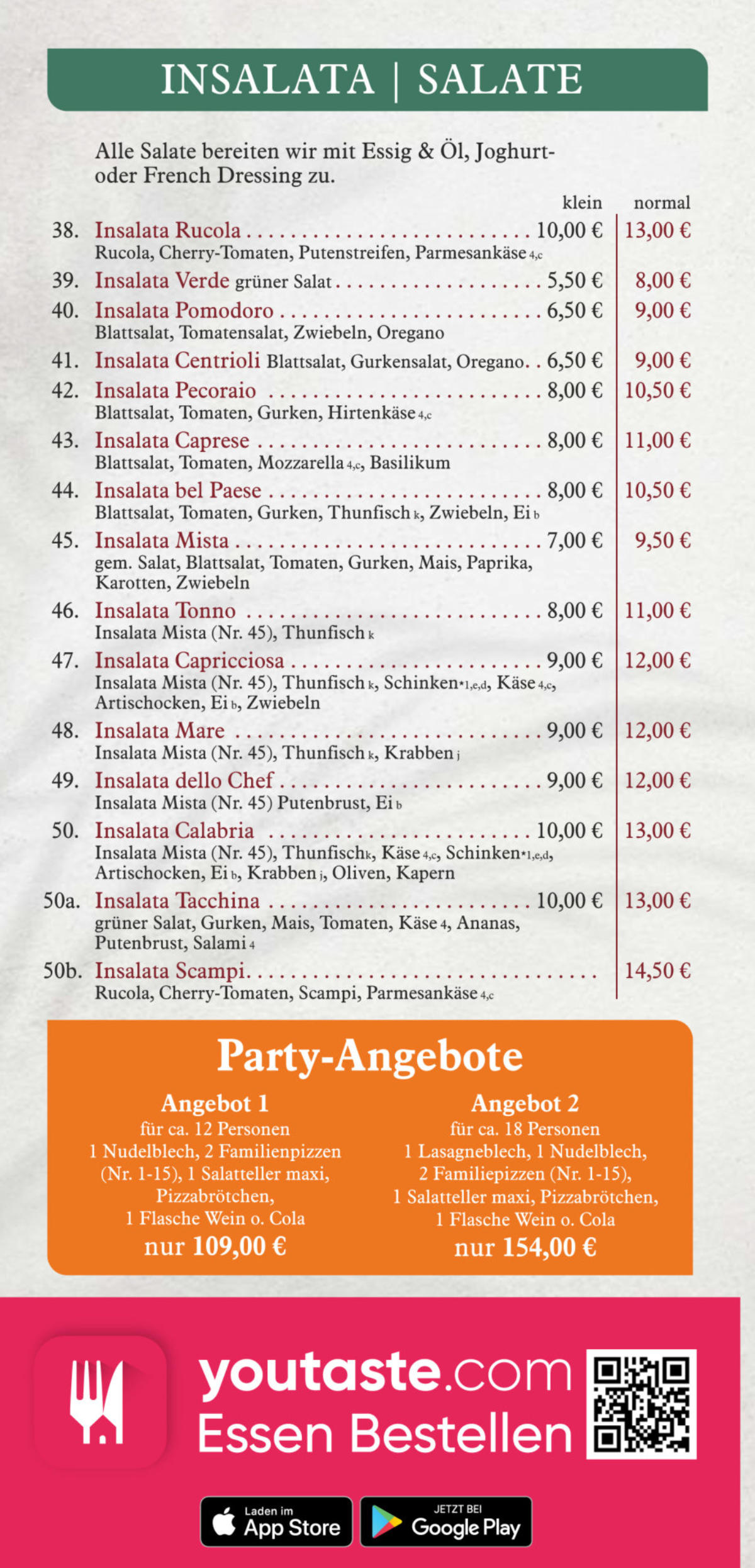 Pizzeria Calabria Hagen Hohenlimburg Pizza Pasta Lieferservice
